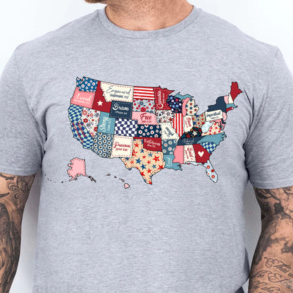 4th Of July Map Update Shirt | USA Patriotic States T-Shirt | US Flag Shirt | Independence Day Tee 682299
