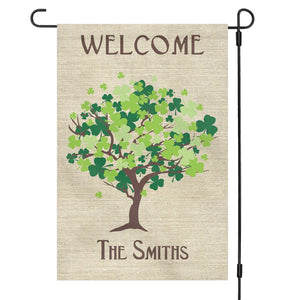 St Patricks Day Personalized Custom Garden Flag C101