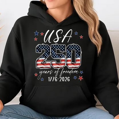 USA 250 Years Of Freedom Shirt | Patriotic 4th Of July Tee | Independence Day Shirts 684774