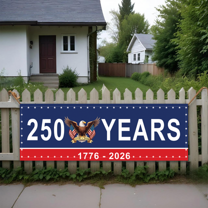 250 Anniversary USA Banner Flag | 250 Years America Eagle Flag | Patriotic Banner 684363