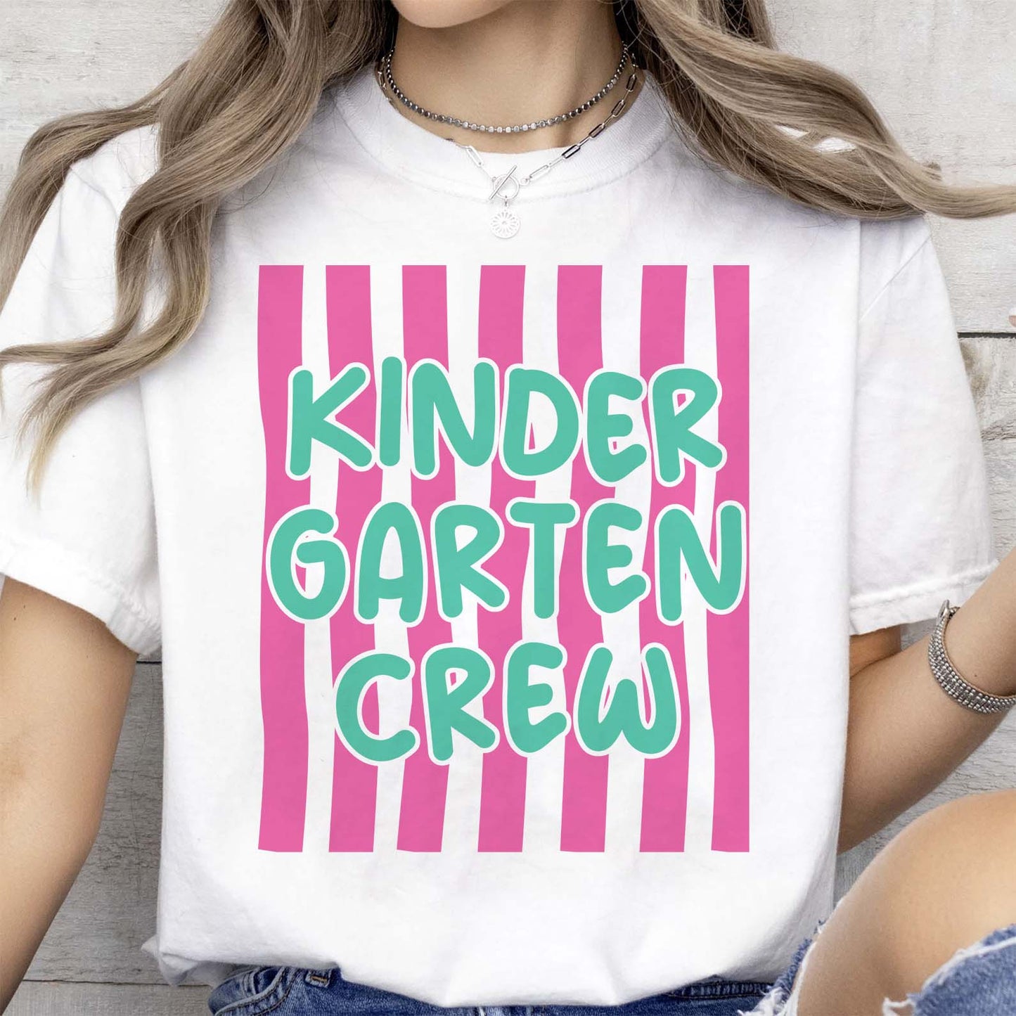 Personalized Kindergarten Crew Shirt, Kindergarten Team Tee, Back To School Gift 685461