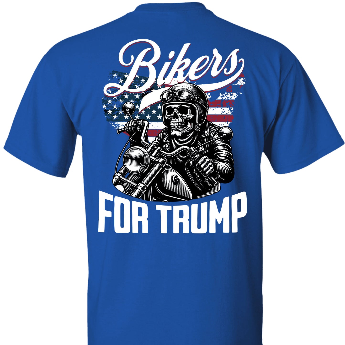 Bikers For Trump Shirt | Trump 2024 Shirt | Trump Supporter Backside Shirt Dark C1581 - GOP