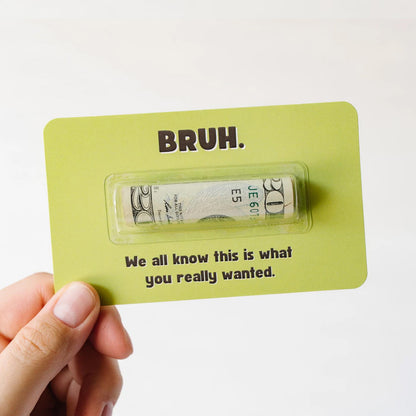 Novelty Funny Money Holder, Humorous Cash Gift Card for Friends, Birthday, Holidays 686948 WFD