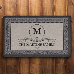 Personalized Elegant Monogram Doormats