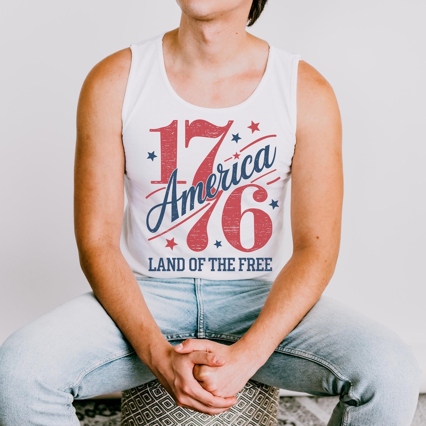 1776 America Land Of The Free Tank Top, Patriotic 1776-2026 USA 250th Anniversary Tank Shirt 685178