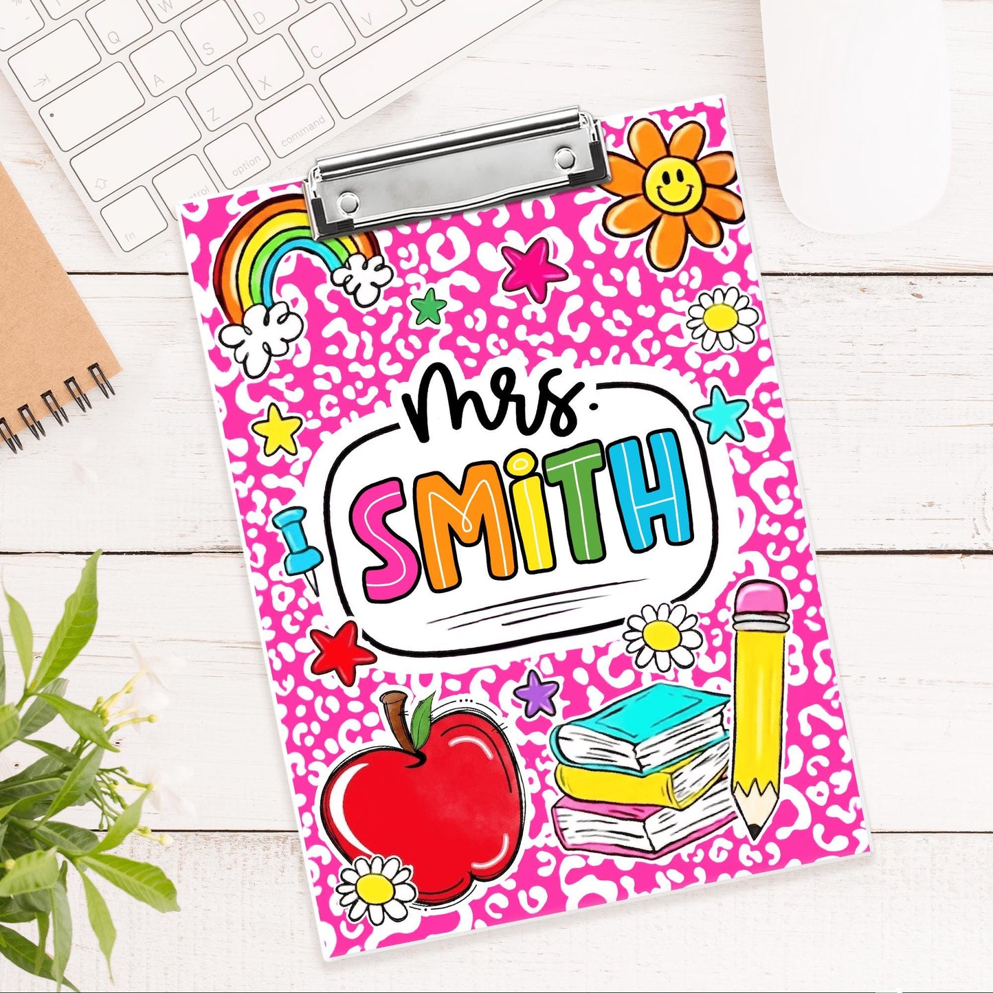 Custom Teacher Name Clipboard, Personalized Back To School Clipboard, Teacher Appreciation Gift 685377 WFD