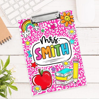 Custom Teacher Name Clipboard, Personalized Back To School Clipboard, Teacher Appreciation Gift 685377 WFD