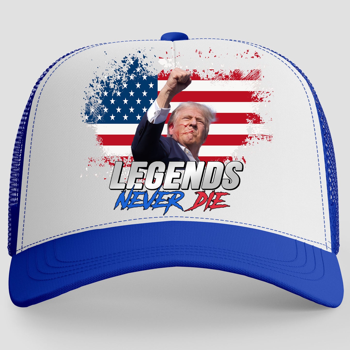 Legends Never Die | Trump Fight 2024 Cap | Trump Pennsylvania Rally | Trump Fight Trucker Cap Hat C1116 - GOP