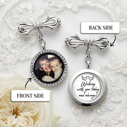 Custom Memorial Photo Pin For Graduation | Personalized Memorial Pin | Custom Photo Charm 684868