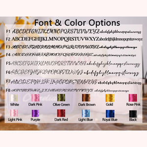 Personalized Embroidered Makeup Bag | Custom Floral Cosmetic Bag | Travel Makeup Pouch 683744