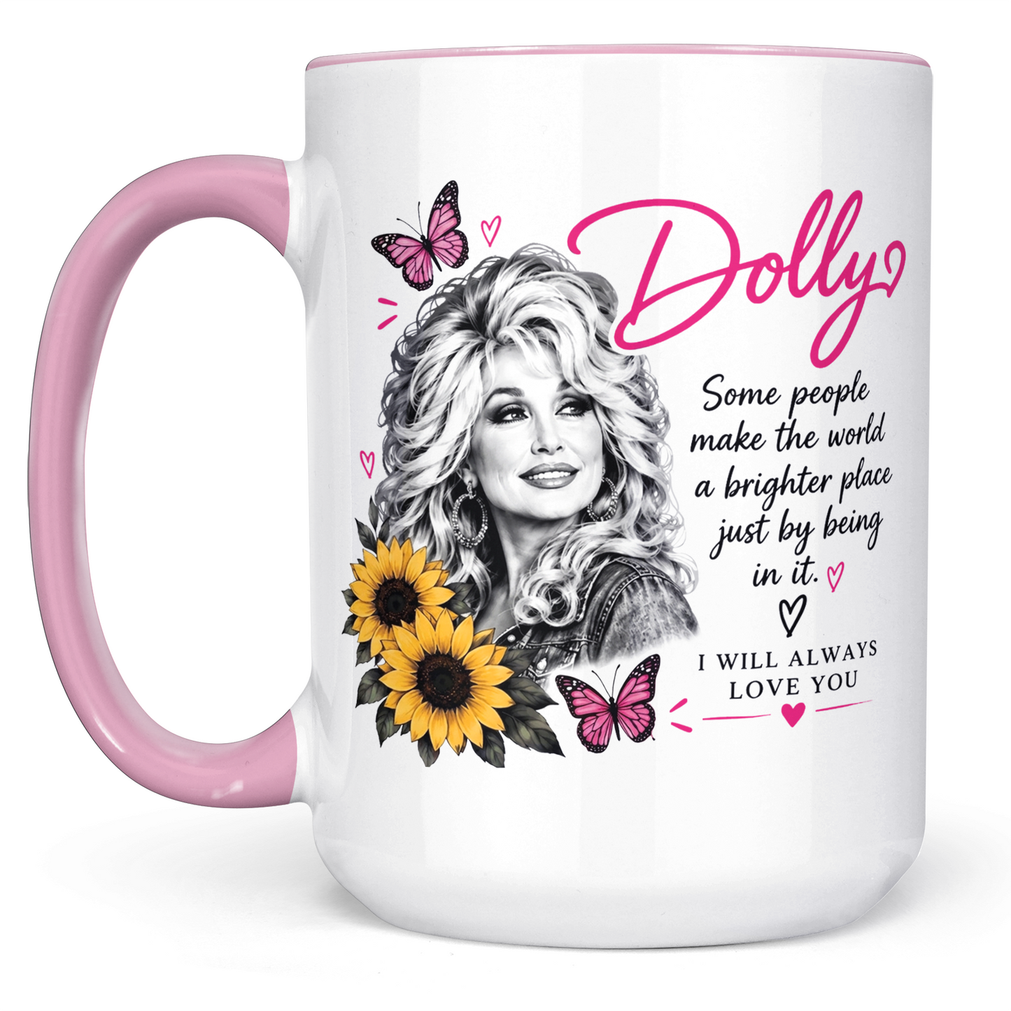 Dolly Parton Memorial Mug, Some People Make the World Brighter Coffee Cup, 1946–2026 Country Music Tribute 686110