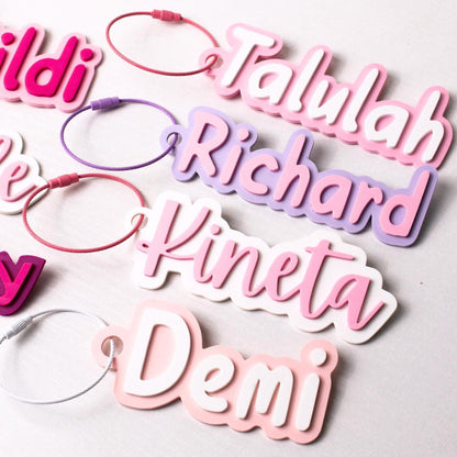 Personalized Name Tag For Kids Backpacks - Custom Back To School Bag Charm 685892 WFD
