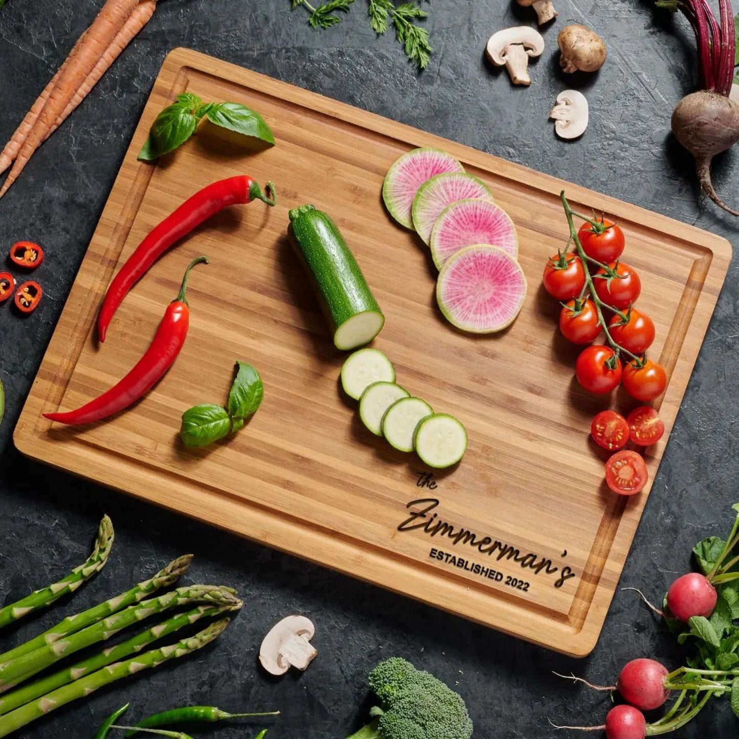Personalized Grilling Cutting Board | Custom Grill Board | BBQ Cutting Board | Engraved Wedding Gift 683764
