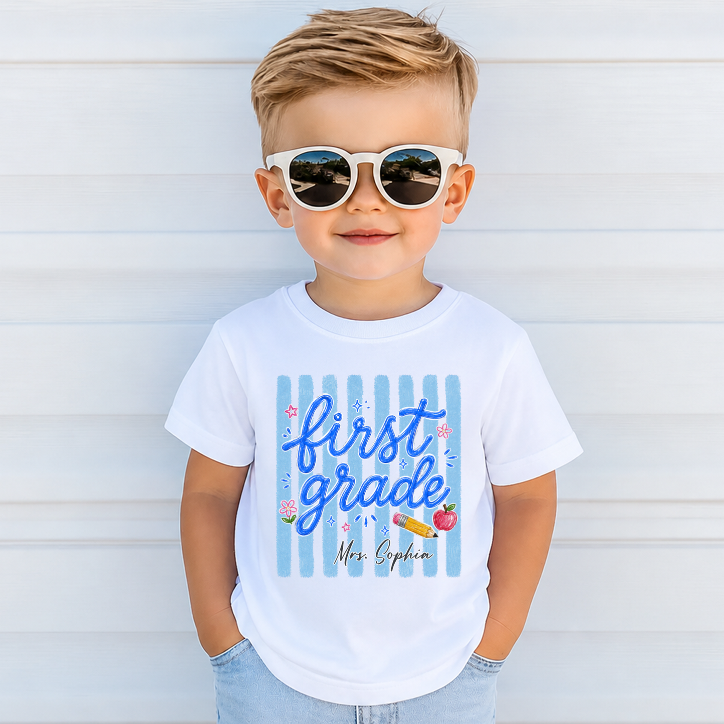 Custom Grade Level Kids Shirt, Personalized Teacher Team Tee, Back To School Gift 685462