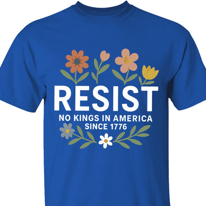 Resist No Kings In America Shirt | Since 1776 Shirt | Anti-Trump Shirt | Anti MAGA | Anti Authoritarian Tee 682462
