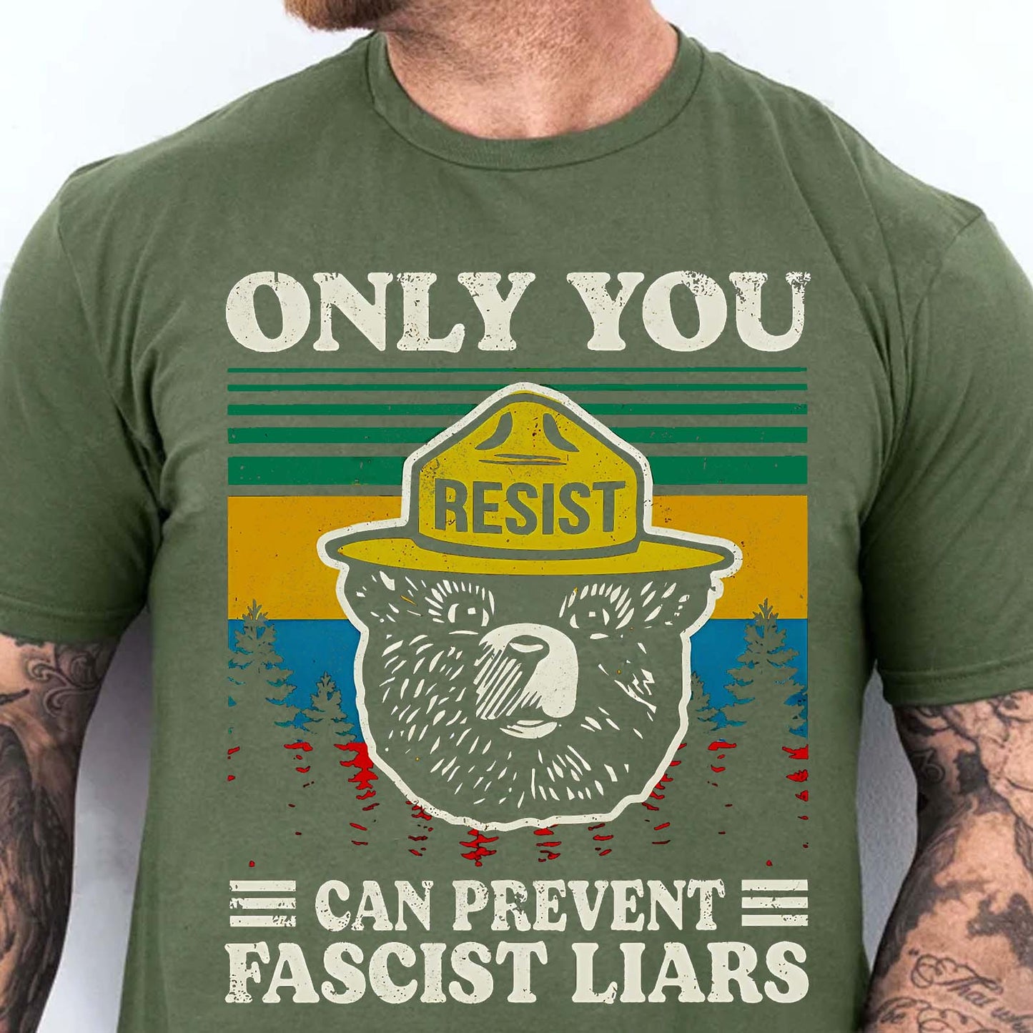 Only You Can Prevent Fascist Liars Shirt – 8647 Anti Trump Political Tee, I Stand With NPS Environmental & Resist MAGA Activism Dark Shirt 682218