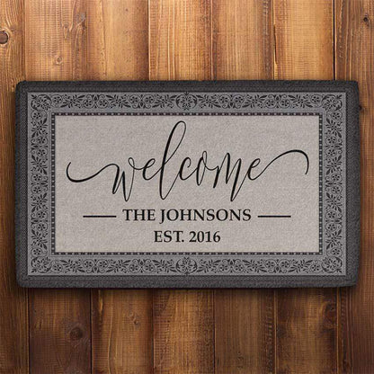 Personalized Family Name Doormat
