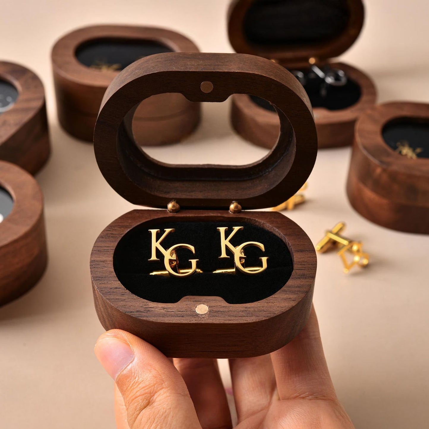 Custom Groomsmen Cufflinks | Personalized Cufflinks | Initial Cufflinks For Men | Gift For Man 684777