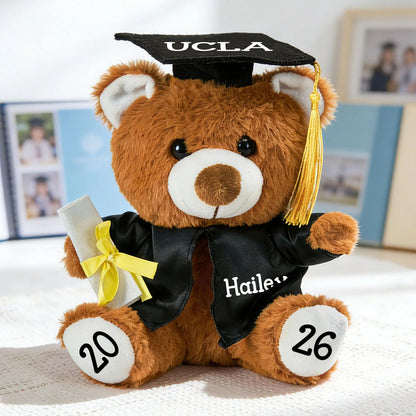 Grad Bear With Name & Year | Personalized Graduation Teddy Bears | Class of 2026 Gifts 684745