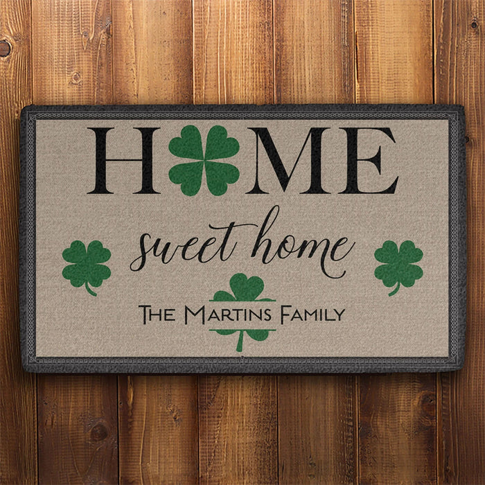 St. Patrick's Day Personalized Doormats T104