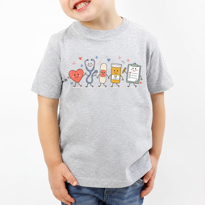 Cute Medical Friends Kids Shirt, Future Doctor Graphic Tee, Back To School & Labour Day Gift 685770