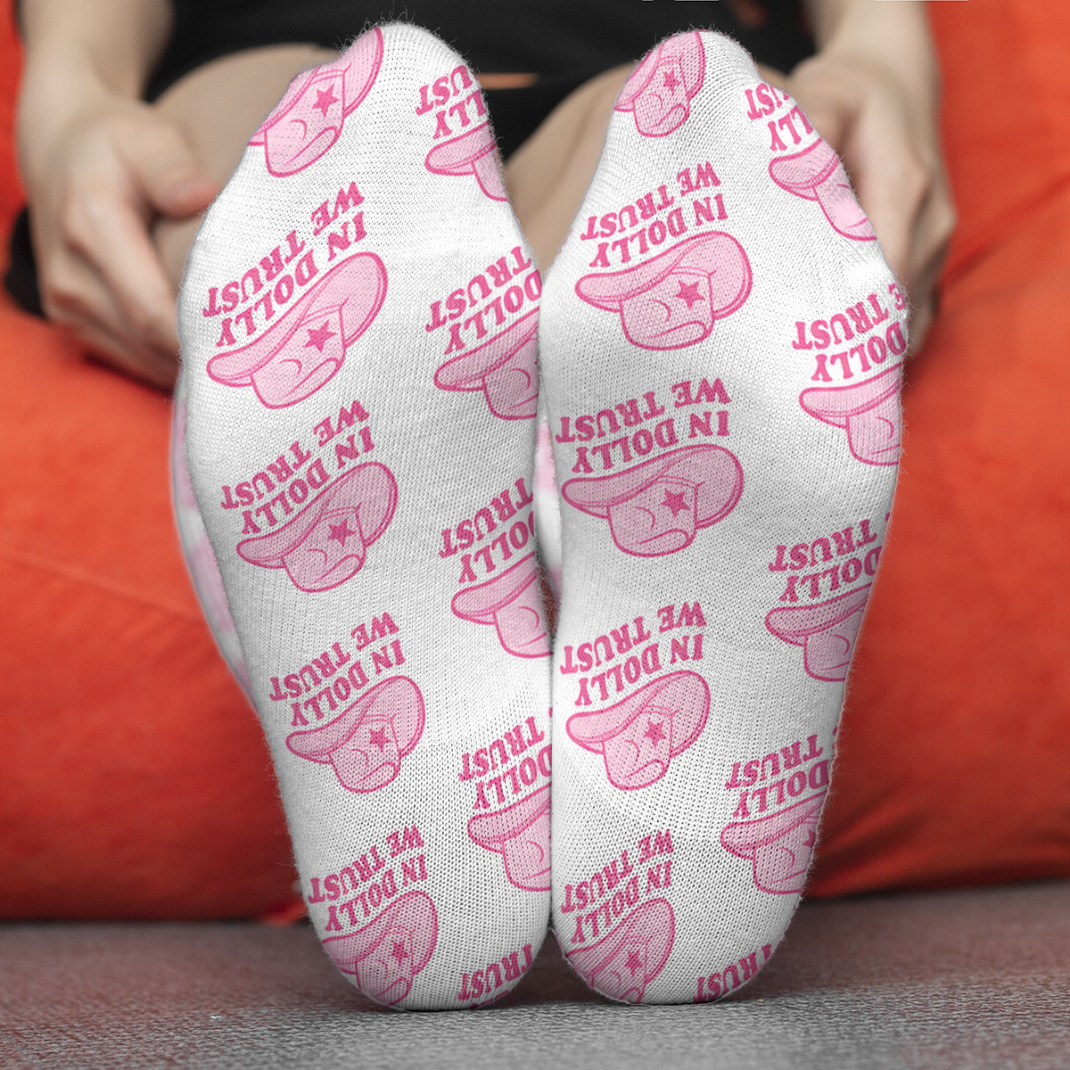 In Dolly We Trust Socks, Country Music Tribute Apparel, Dolly Fan Gift 686285