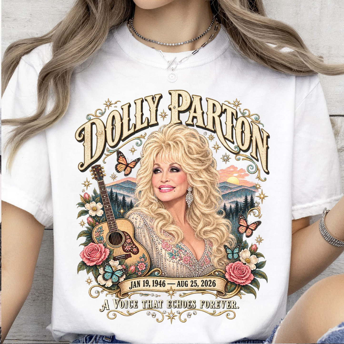 Dolly Parton Memorial Shirt, Vintage Country Music Tribute Tee 686036 WFD
