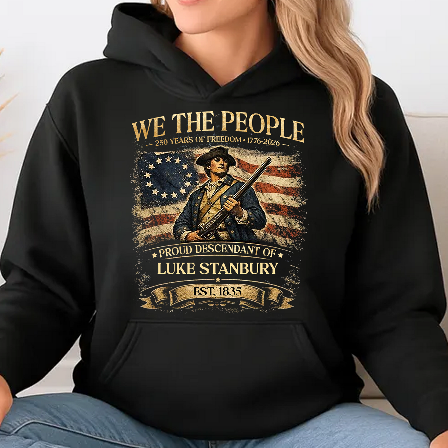 Personalized We The People Dark Shirt | Revolutionary War Tee, Patriotic Tee 684484