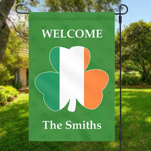 Happy St Patricks Day Personalized Custom Garden Flag C160