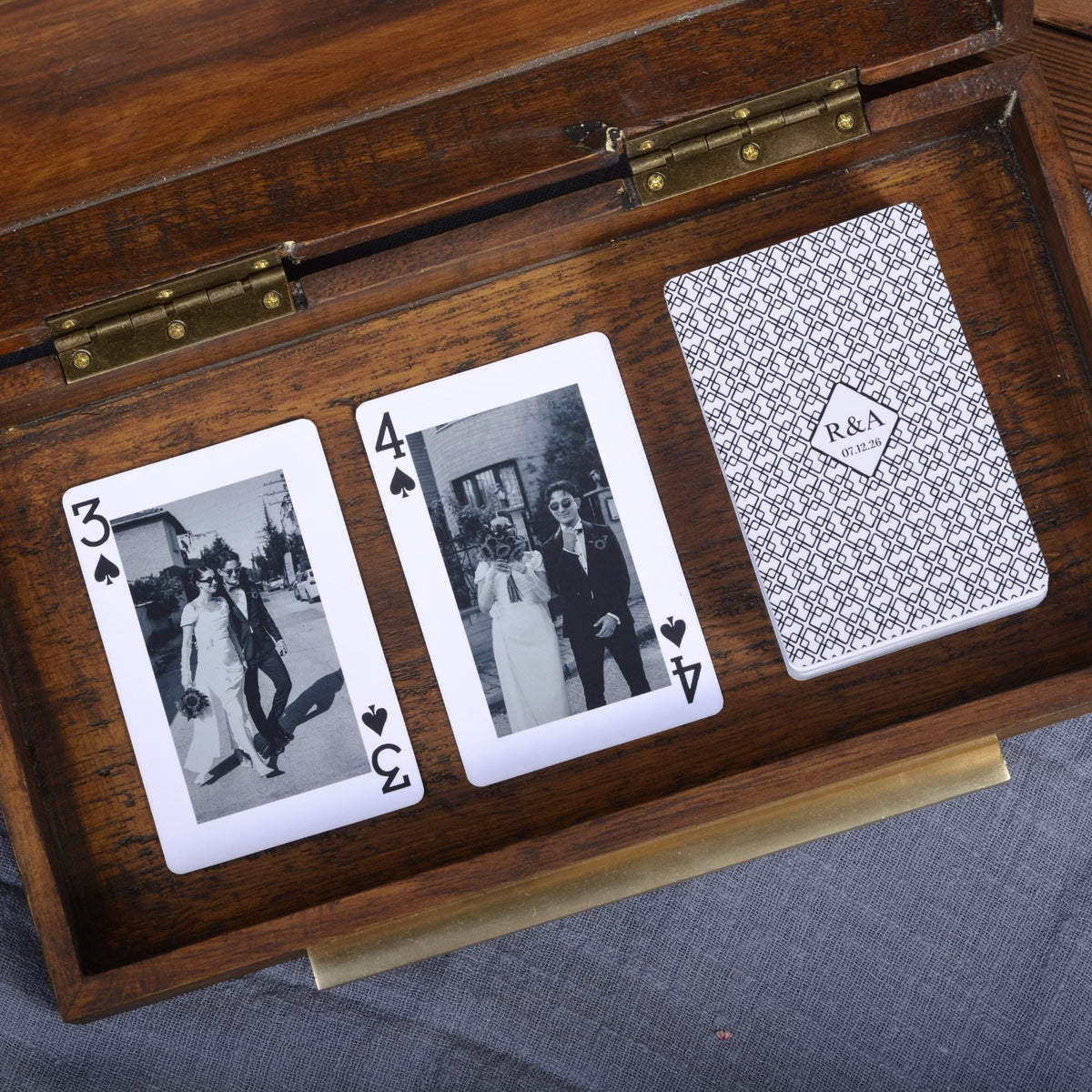 Custom Photo Playing Cards, Personalized Anniversary/Christmas/Birthday Gift 686856 WFD