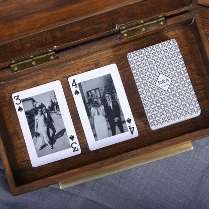 Custom Photo Playing Cards, Personalized Anniversary/Christmas/Birthday Gift 686856 WFD