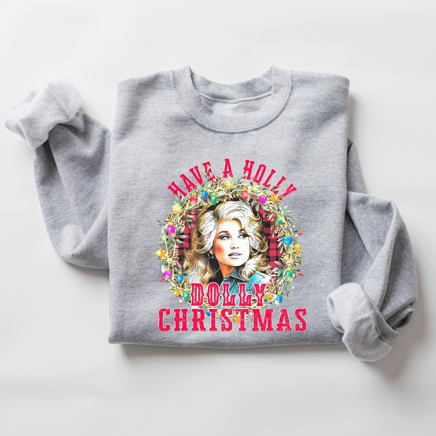 Have A Holly Dolly Christmas Bright Sweater | Dolly Parton Memorial Holiday Sweatshirt | Country Music Legend Tee 686087 WFD