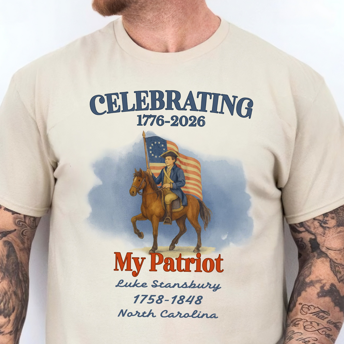 250 Years Of America 1776–2026 Bright Shirt | Personalized Patriot Descendant Gift | Patriotic Shirt 684567