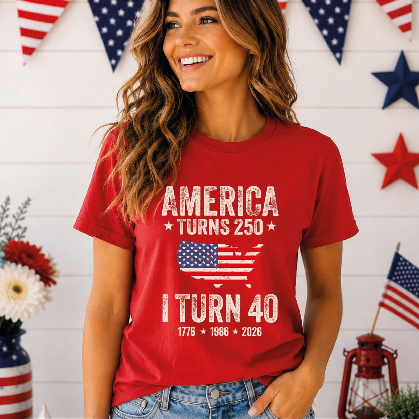 Custom America Turns 250 | USA 250th Anniversary Shirt | 4th Of July Shirts | Semiquincentennial Milestones 685203