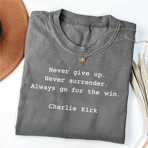 Charlie Kirk Memorial Comfort Colors Shirt | Human Rights Tee | Motivational Free Speech T-Shirt | Political Shirt 682833