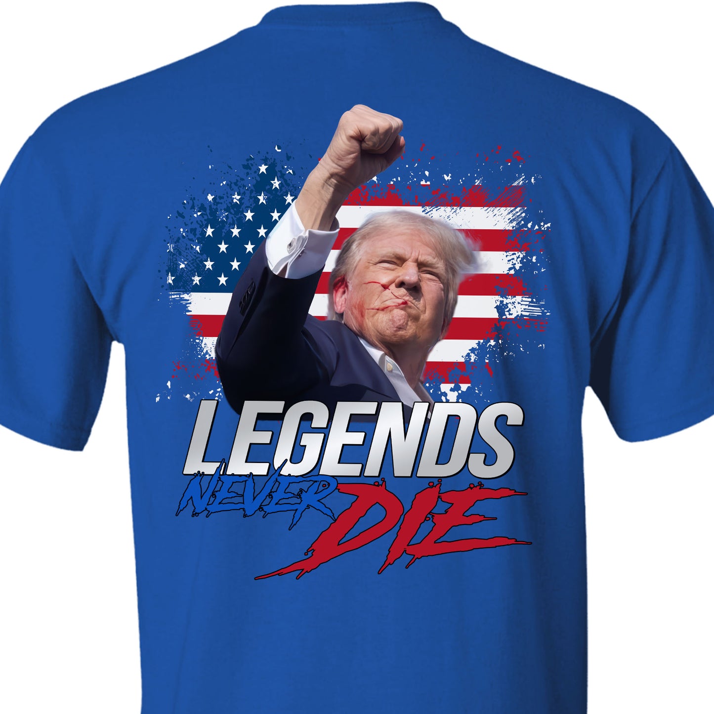 Legends Never Die | Trump Fight 2024 Shirt Pennsylvania Rally | Trump Fight Backside Shirt Dark C1116 - GOP