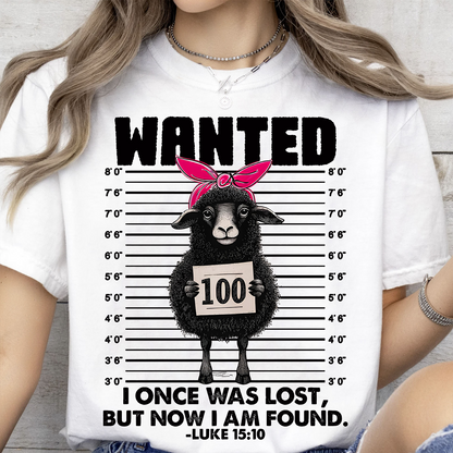 I Once Was Lost, But Now I Am Found Bright Shirt | Funny Christian Lost Sheep Gift For Easter T-Shirt 684403