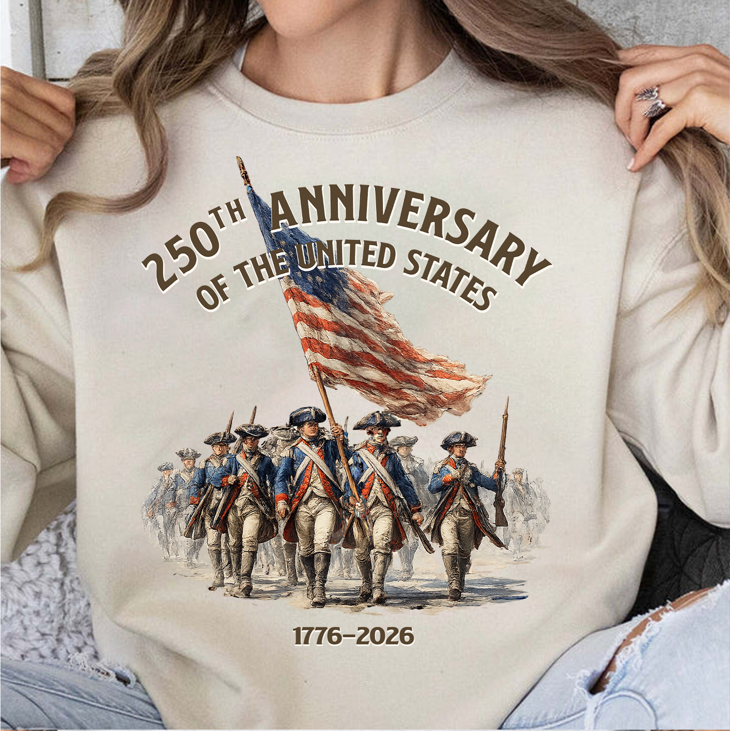 250th Anniversary Of The United States Bright Shirt | Patriotic Tee 684485