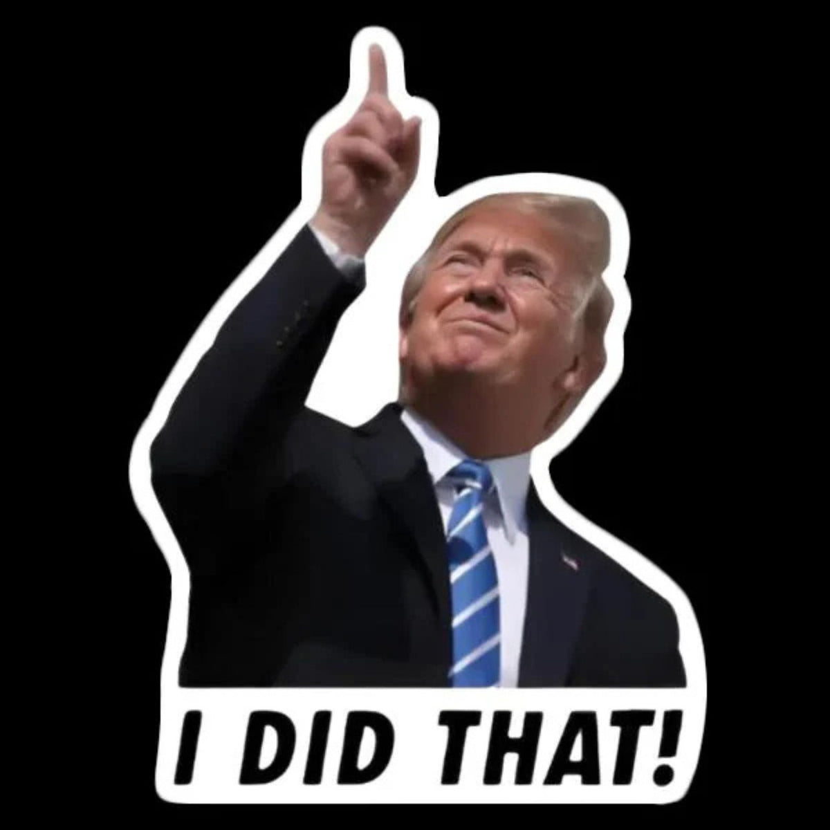 Trump Good Job Sticker Trump I Did That Stickers | Funny Sticker | Trump Sticker | Anti-Trump ...