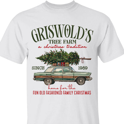 Griswold Christmas Tree Farm Shirt, Christmas Vacation Sweater, Retro Family Christmas Sweatshirt T1651