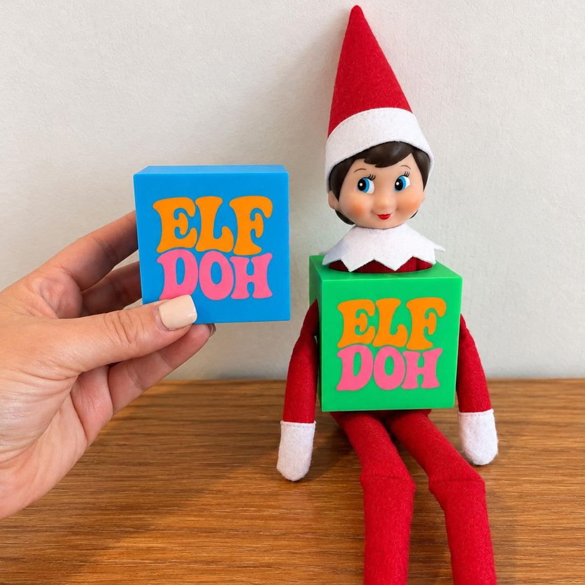 ElfDoh Squishy Inspired Costume, Christmas Elf Accessory, Funny Holiday Gift 686680 WFD