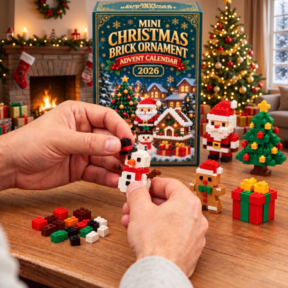 Mini Christmas LEGO Brick Advant Calendars, 24 Pieces Christmas Countdown Gift Box 686809 WFD