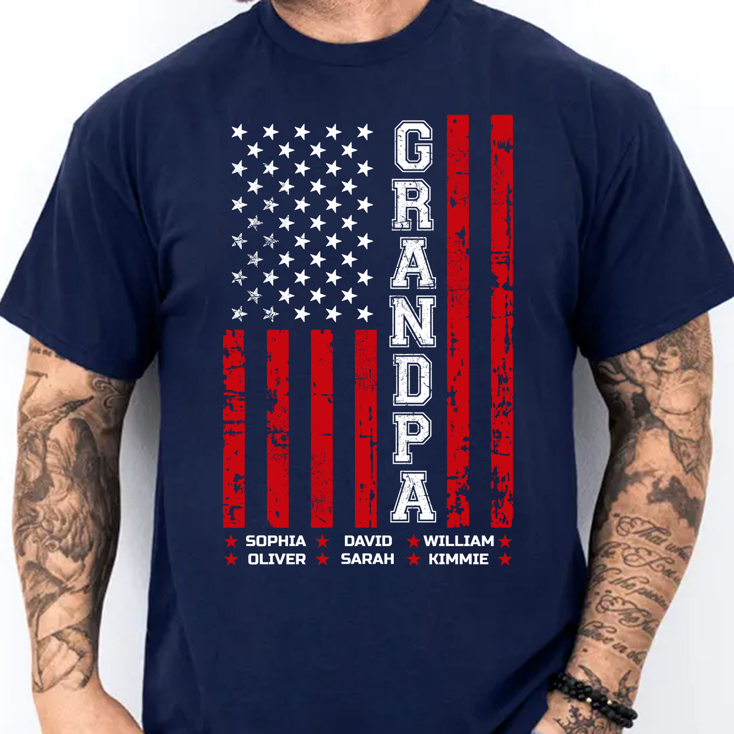 Personalized America 250th Anniversary Dark Shirt, Patriotic USA Flag Tee, Independence Day Shirt 685326