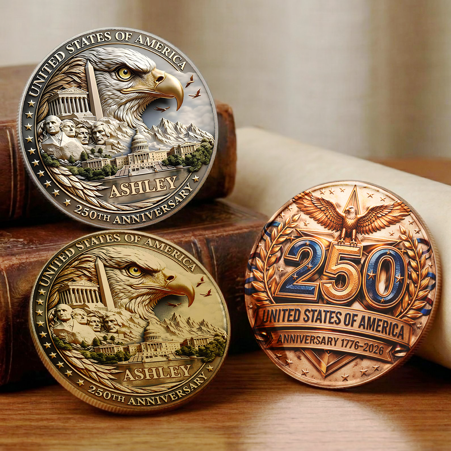 USA 250 Years Anniversary Commemorative Coin | Patriotic Celebration 4th Of July Coin 684692