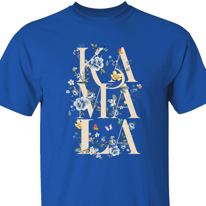 Botanical Kamala Shirt | Artsy Floral Politics Tee | Vote for Kamala | Madam President | Kamala Harris 2024 Shirt K1508 - KH2