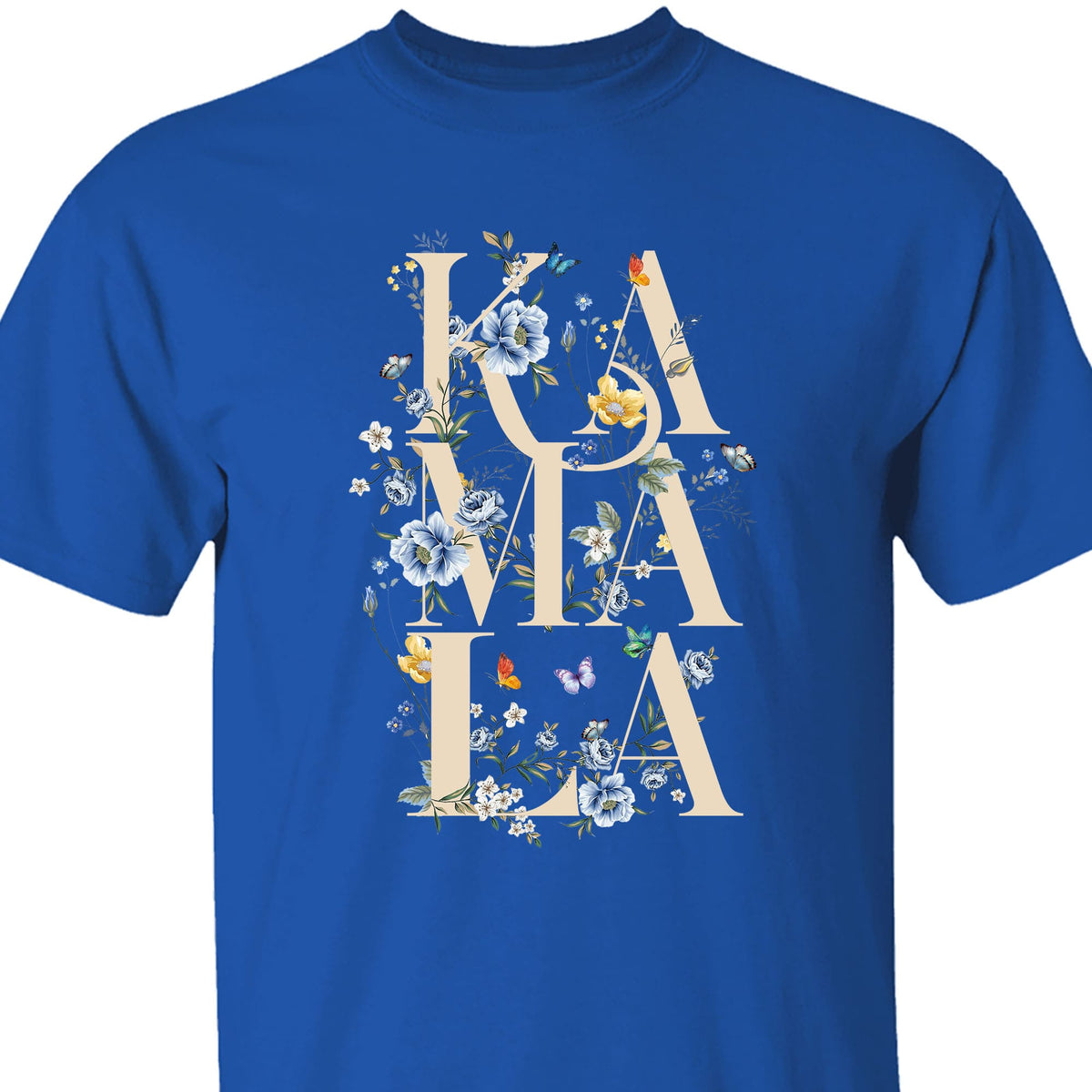 Botanical Kamala Shirt | Artsy Floral Politics Tee | Vote for Kamala | Madam President | Kamala Harris 2024 Shirt K1508 - KH2