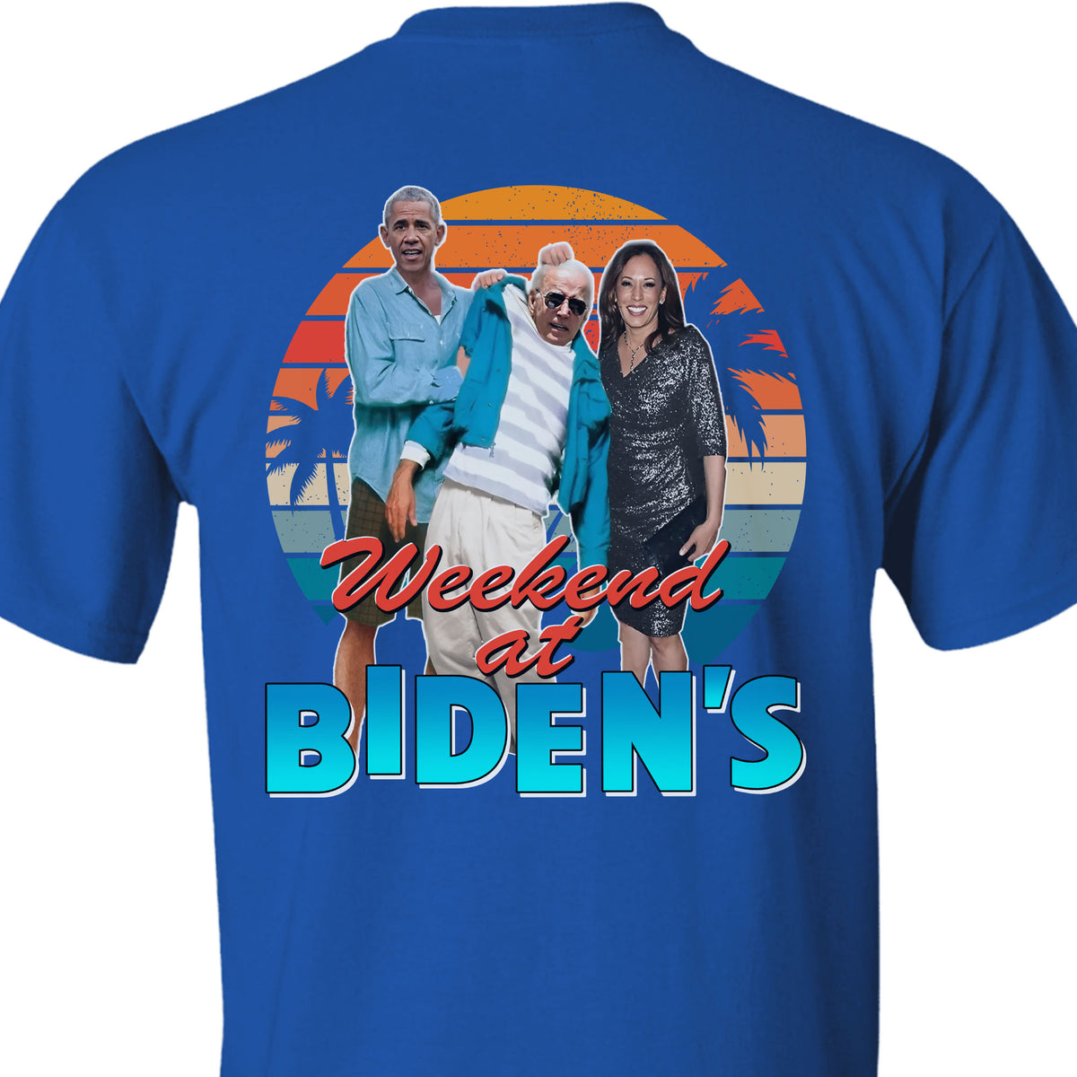 Weekend at Biden's Unisex Shirt | Anti Biden Shirt | Republican Shirt | Trump Supporters Backside Shirt Dark C1098 - GOP