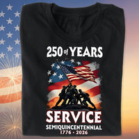 250 Years Of Service Semiquincentennial Shirt | Happy 250th Birthday USA | Patriotic 4th Of July Tee | America 250th Anniversary | Independence Day Shirt 682491