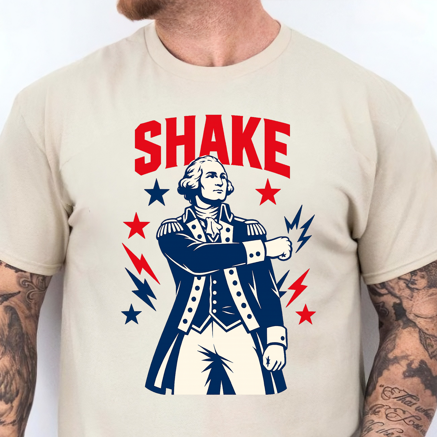 Personalized USA 250th Anniversary Bright Shirt, Funny Shake And Bake Tee, Patriotic 4th Of July Gift 685363