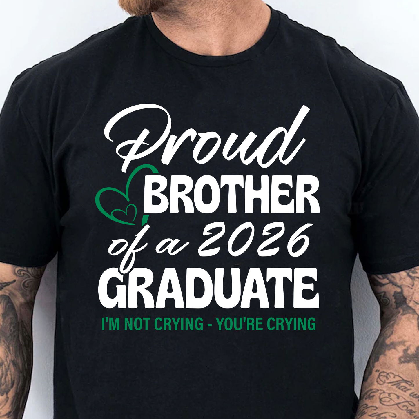 Proud Family Senior 2026 Personalized Custom Graduation Shirt T506V2